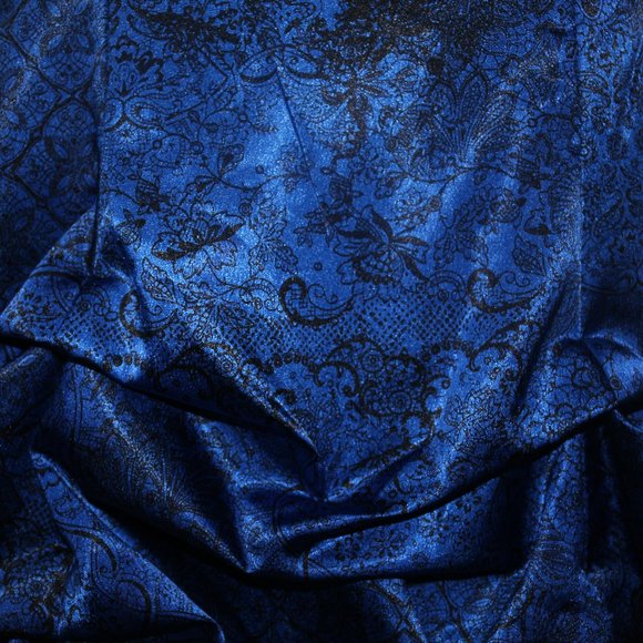 Blue and Black Dress - Picture 2 of 4